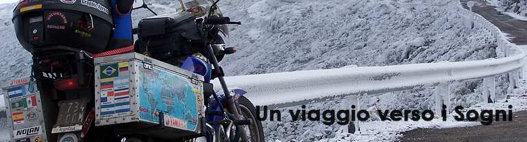 Viaggio in moto intorno al mondo - Giro del mondoo in moto (2003-2009), su due Yamaha YBR, vivendo un sacco di avventure attraverso i cinque continenti.