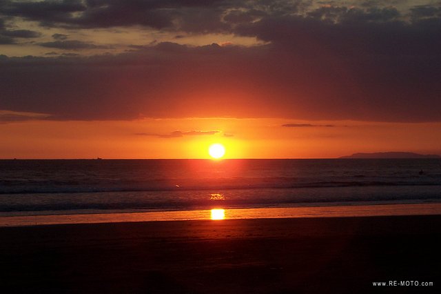 Sunset in Jac&oacute; beach
