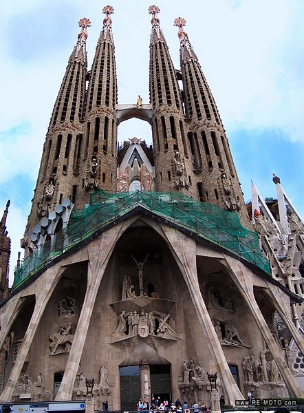 Barcelona - Kathedrale der Sagrada Familia, Gaudi