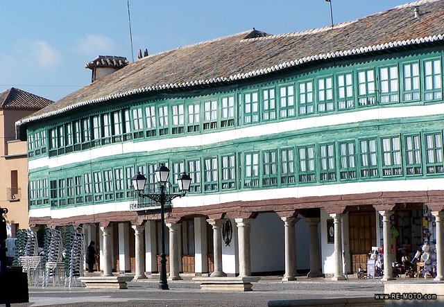 The atypical main square of <b>Almagro</b>.