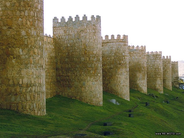 City walls of <b>Avila</b>.
