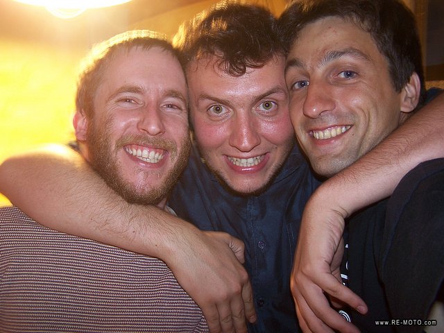With Julien and Jeremy, two great crazy guys with whom I spent fabulous days in Brasil.