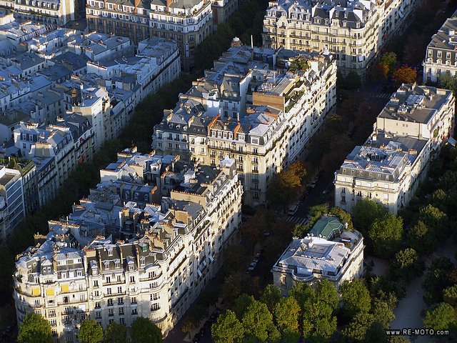 Typical Paris buildings.
