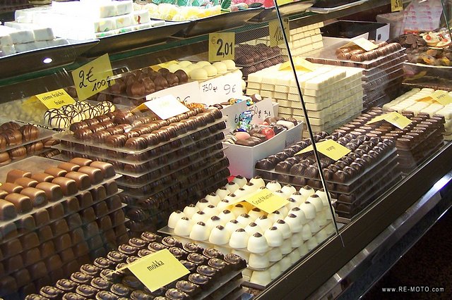 Die Belgier sind stolz auf ihre Produktion feiner Schokoladen.