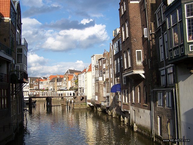 Dordrecht is also patterned with canals, similar to the more famous Amsterdam.