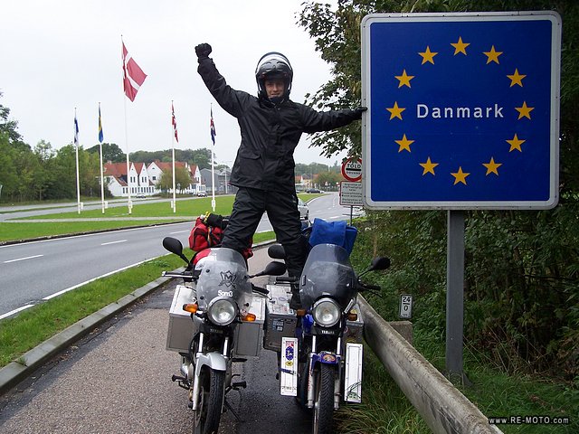 Entering Denmark.