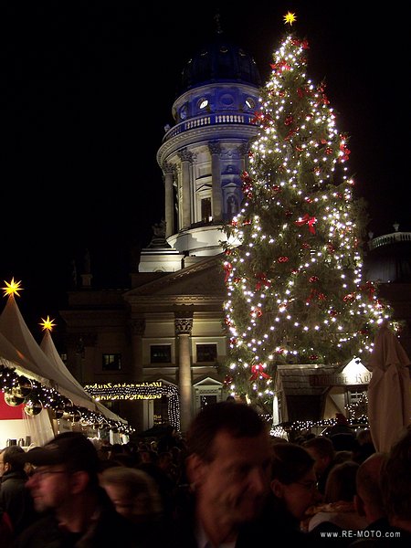 Gendarmenmarkt, one of the Christmas markets in Berlin.