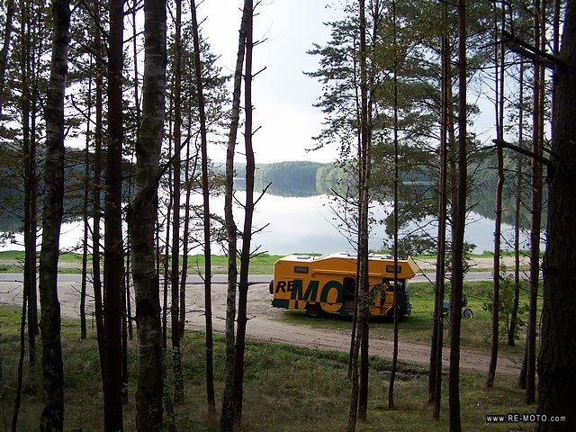 The north-east part of Poland is only barely inhabited and startles the visitor with hundreds of lakes in the middle of dense forests.