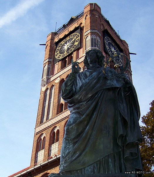 Nicolas Copernicus us one of the prides of the Polish. He was born in Torun.