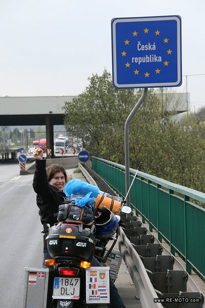  Entering the Czech Republic.