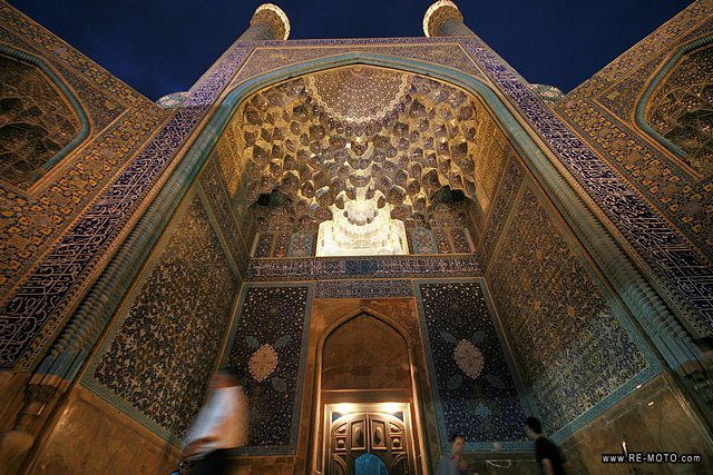 The Shah Mosque is considered the masterpiece of persian architecture.