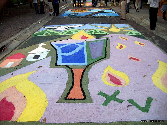 alfombras de semana santa en guatemala. alfombras de semana santa en