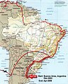 Mapa: Brazylia
