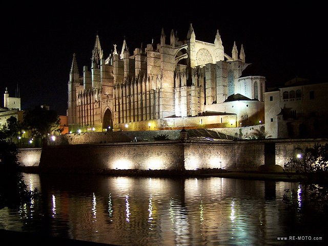 Die Kathedrale von Palma de Mallorca.