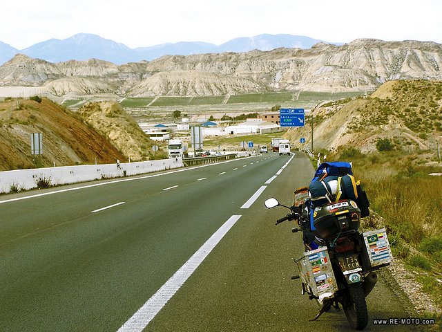 Crossing the province of Murcia.