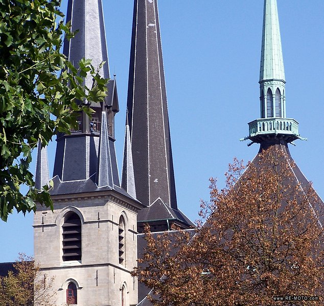 Die  Kathedrale unserer lieben Frau in Luxemburg.