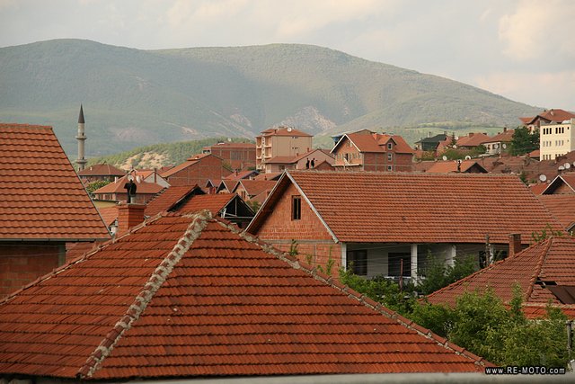 The typical cities of Kosovo are orange, like this.