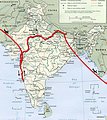 Mappa:  India